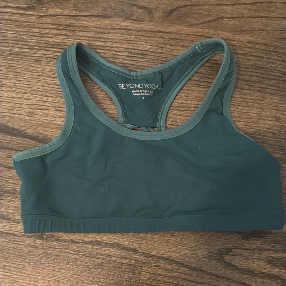 Beyond Yoga Women's Teal Sports Bra
